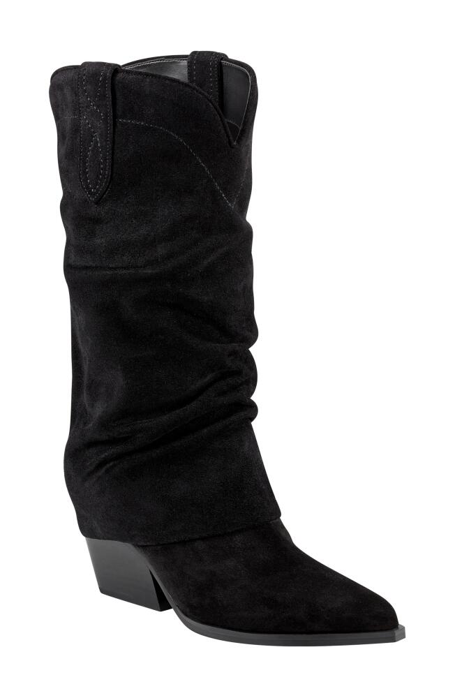 Marc Fisher LTD Calysta Slouch Pointed Toe Boot in Black 002 Cover