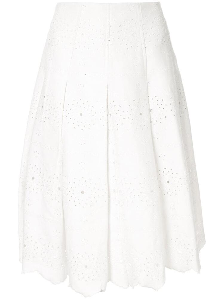 Bambah Victoria denim skirt - White Cover