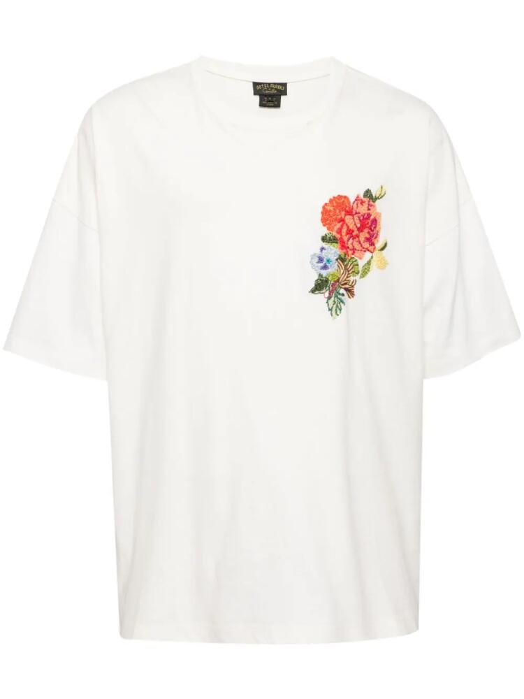 Camilla oversized logo-print t-shirt - White Cover