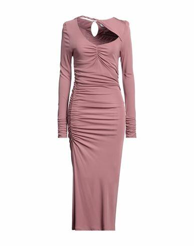 Sfizio Woman Midi dress Pastel pink Viscose Cover