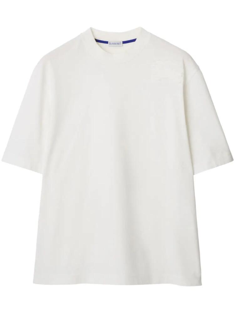 Burberry Equestrian Knight cotton T-shirt - White Cover