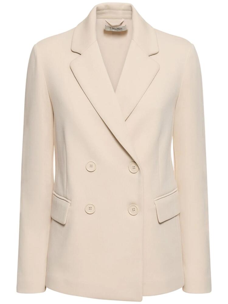 'S MAX MARA Scrigno Jersey Double Breasted Jacket Cover