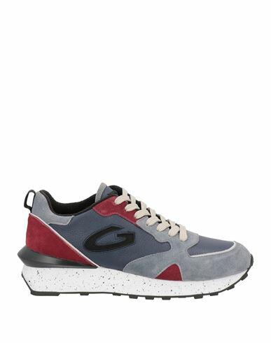 Alberto Guardiani Man Sneakers Grey Leather Cover