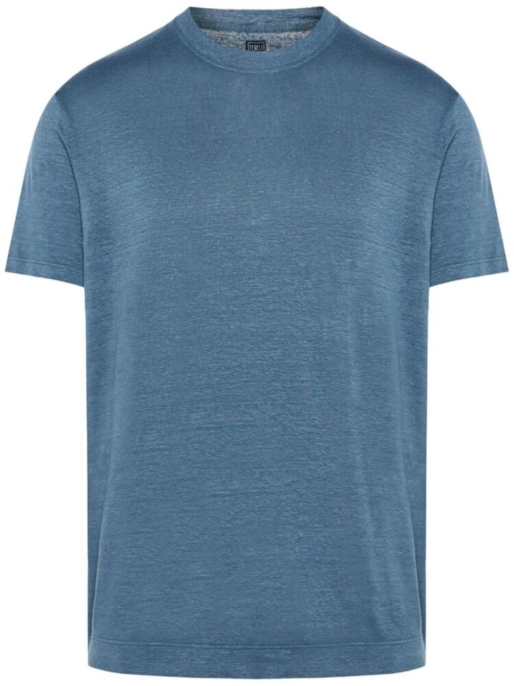 Fedeli Extreme slub T-shirt - Blue Cover