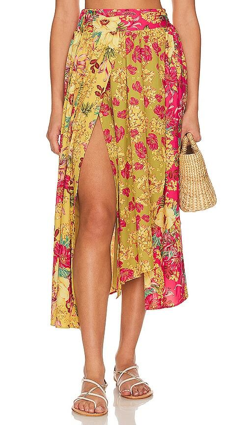 Agua Bendita X Revolve Kaylee Skirt in Yellow Cover