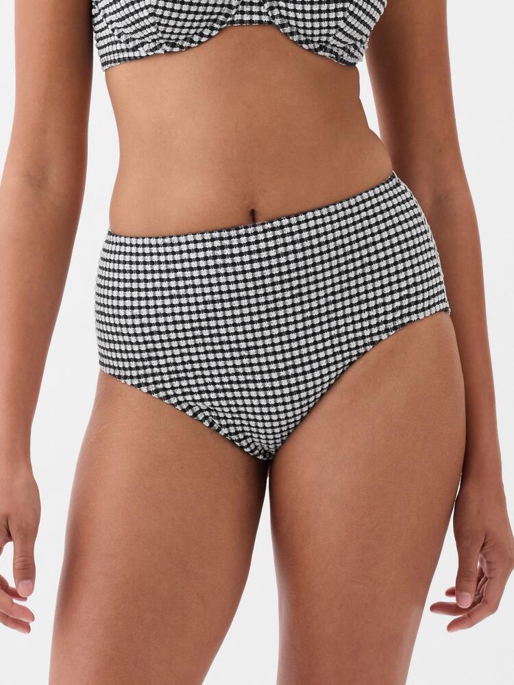 Gap High Rise Gingham Bikini Bottom Cover