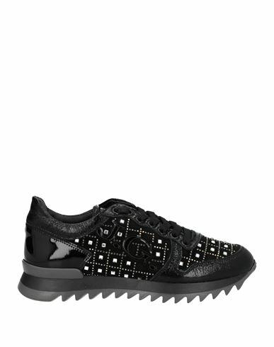 John Galliano Woman Sneakers Black Leather Cover