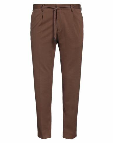 Betwoin Man Pants Brown Viscose, Polyethylene, Elastane Cover