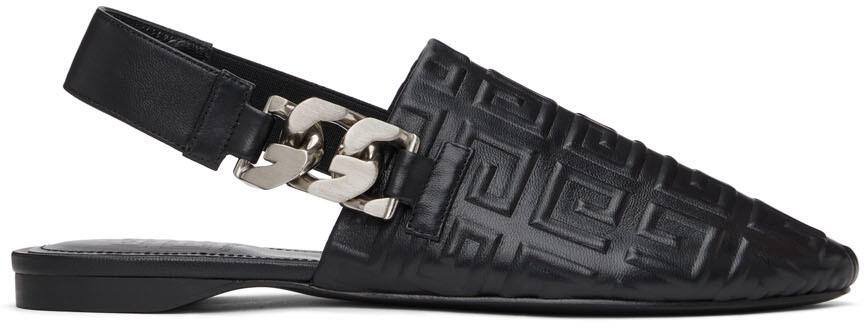 Givenchy Black G Chain Slingback Mules Cover