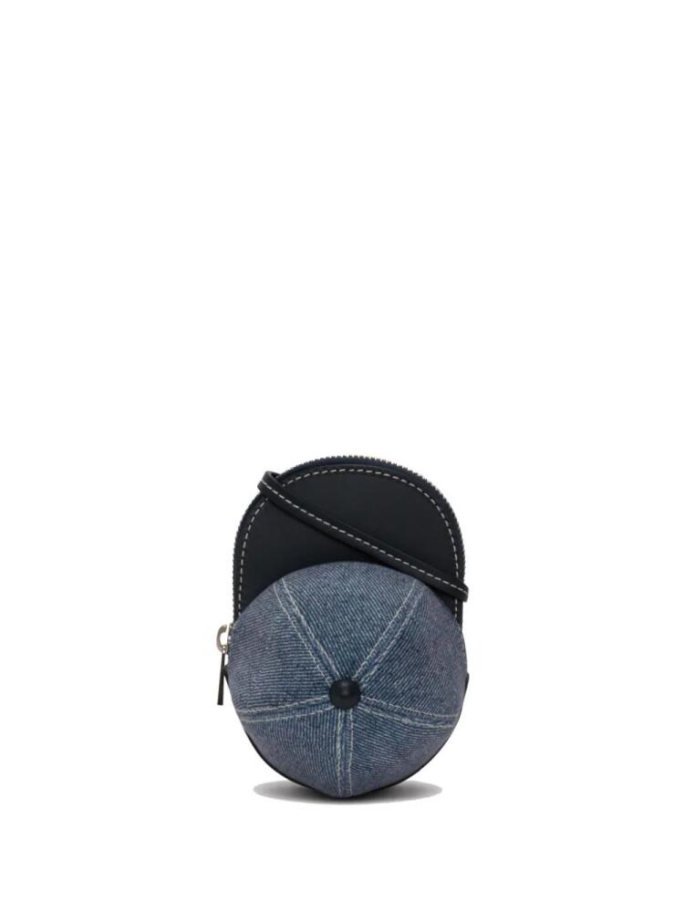 JW Anderson mini Cap denim crossbody bag - Blue Cover