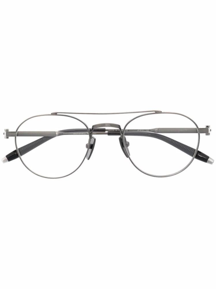 Akoni Mercury round-frame glasses - Metallic Cover