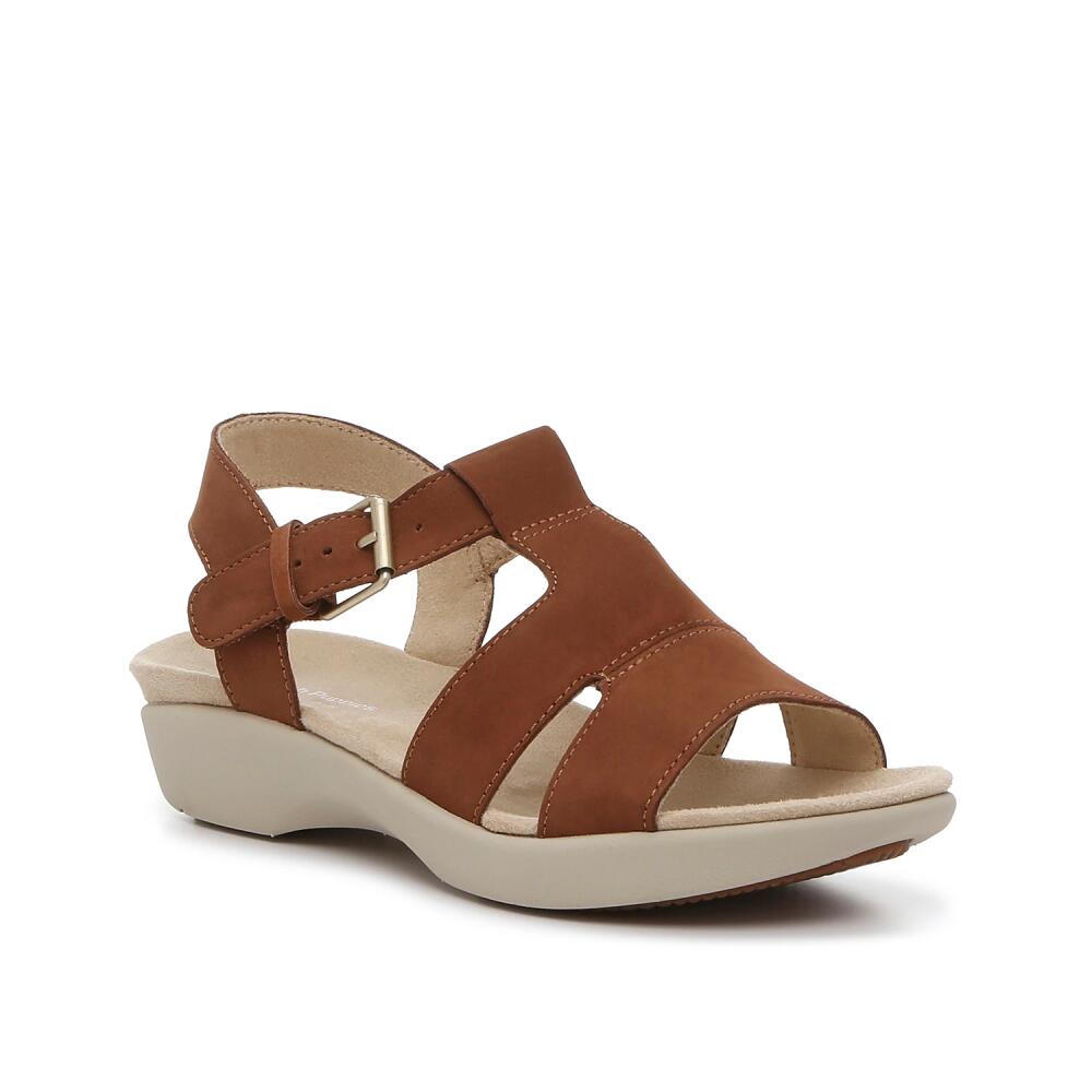 Hush Puppies Dorri Sandal | Women's | Dark Chestnut Brown Nubuck Cover