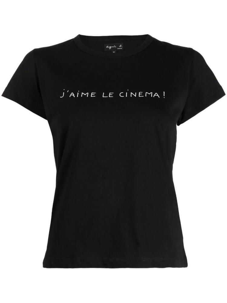 agnès b. short-sleeve T-shirt - Black Cover