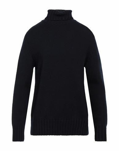 Capsule Knit Man Turtleneck Navy blue Wool Cover