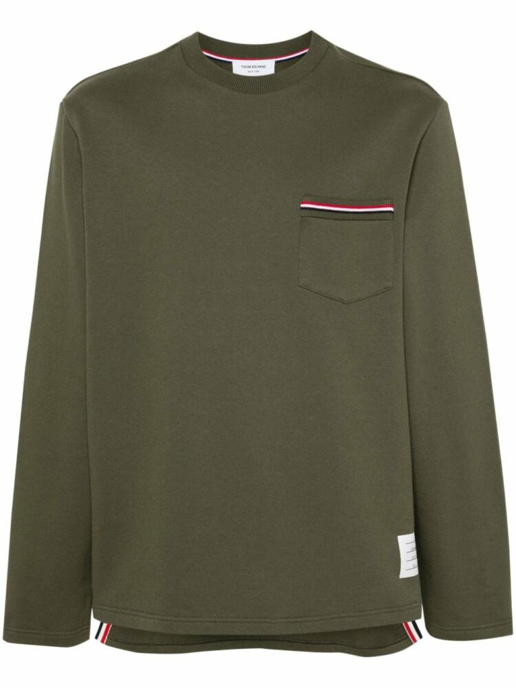 Thom Browne crew-neck sweatshirt - Green Cover