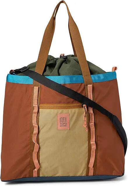 Topo Designs Mountain Utility Tote (Clay/Hemp) Bags Cover