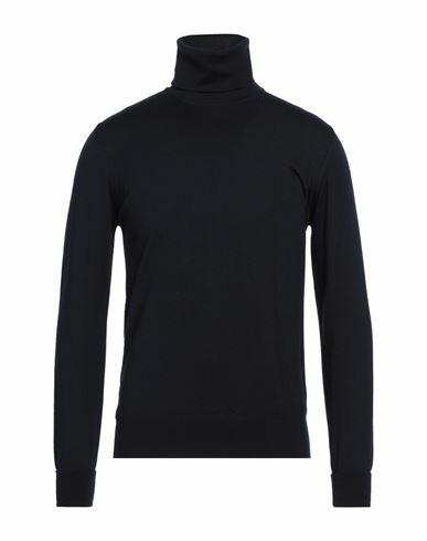 Alpha Studio Man Turtleneck Midnight blue Merino Wool Cover