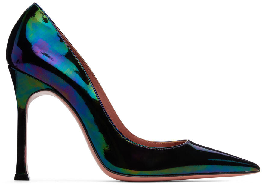 Amina Muaddi Multicolor Sharon Pump Heels Cover