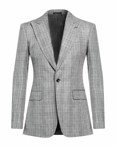 Lab. Pal Zileri Man Blazer Black Linen, Wool Cover