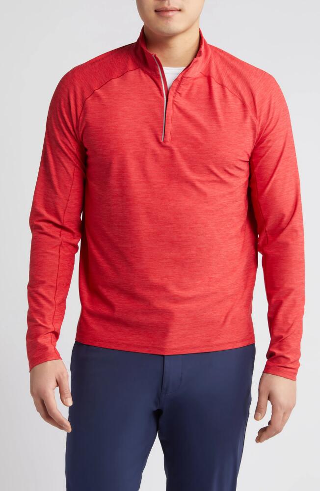 johnnie-O Baird Quarter Zip Performance Pullover in Paprika Cover