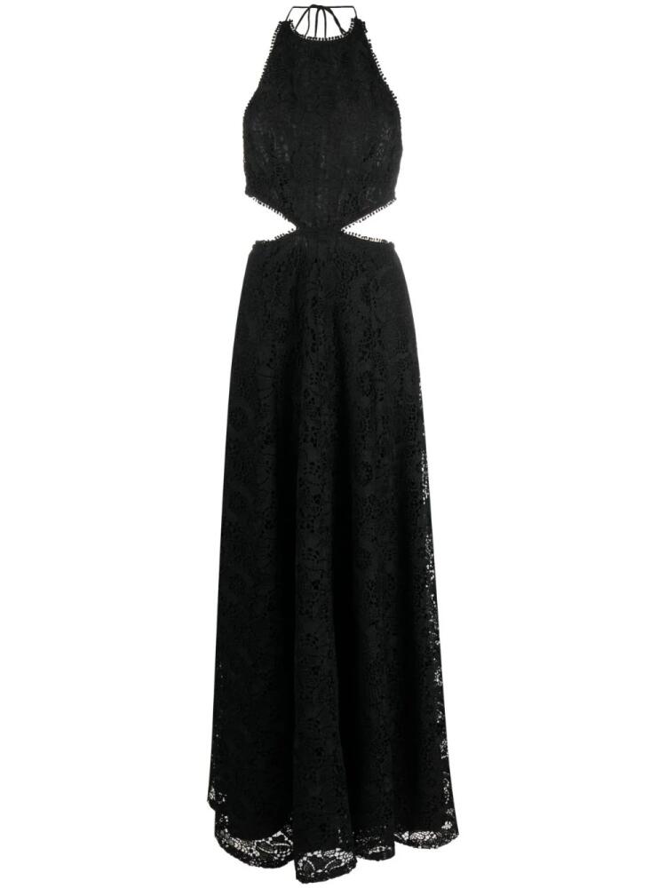 Sabina Musayev Doro lace halterneck maxi dress - Black Cover