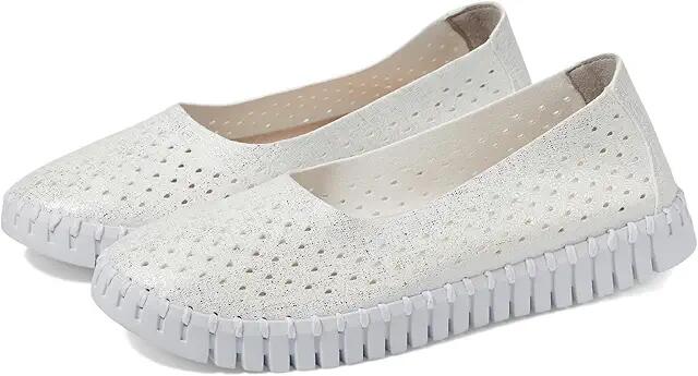 Ilse Jacobsen Tulipu 0026 (White) Women's Flat Shoes Cover