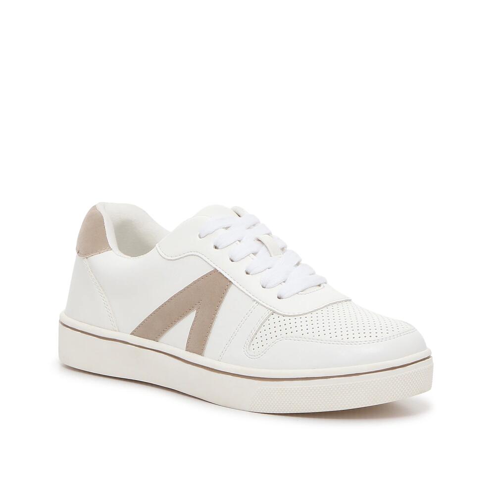 Mia Krew Sneaker | Women's | White/Taupe Cover