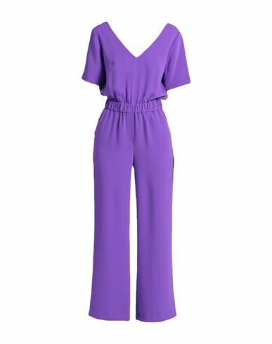 P. a.r. o.s. h. Woman Jumpsuit Purple Polyester Cover