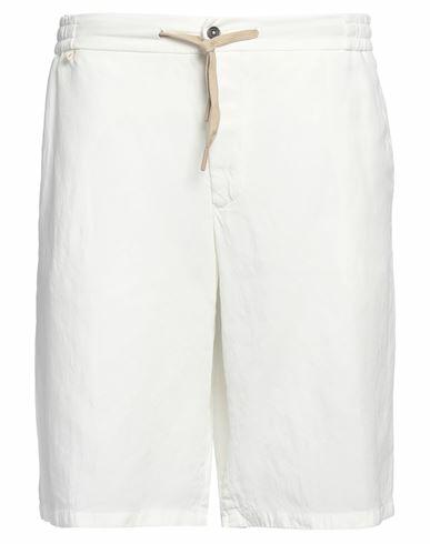 Berwich Man Shorts & Bermuda Shorts Ivory Lyocell, Linen Cover