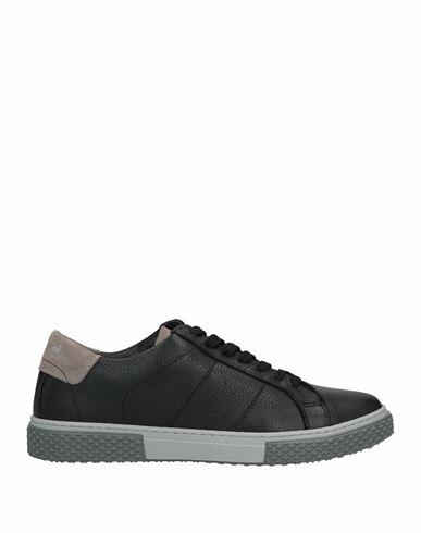 Baldinini Man Sneakers Black Calfskin Cover