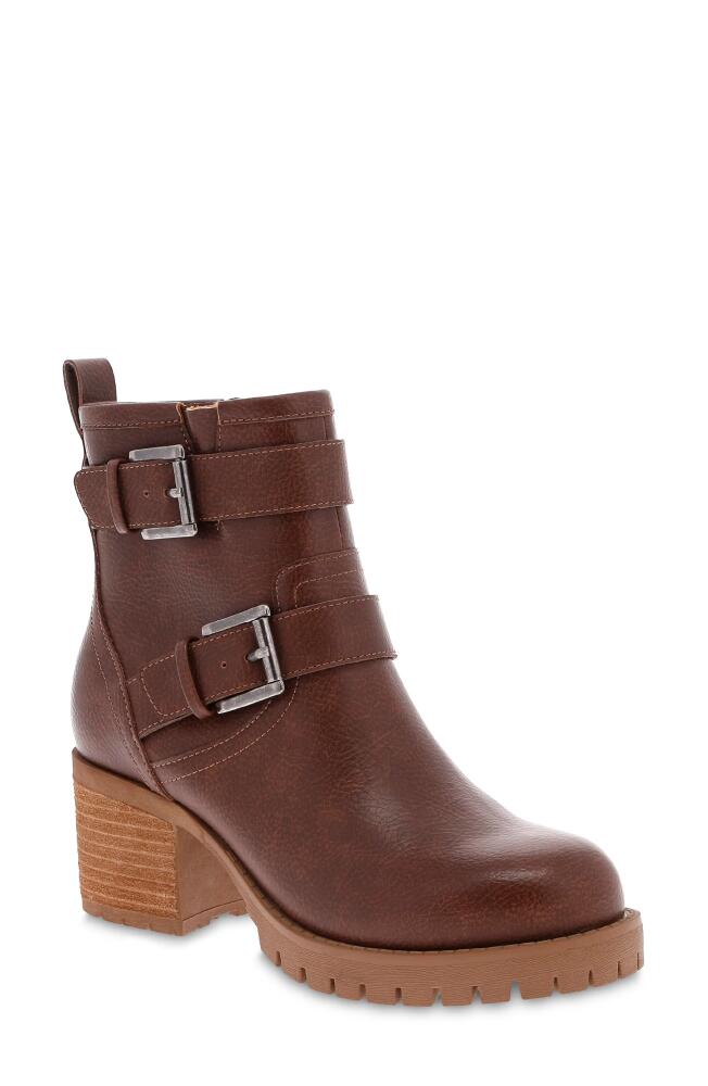 MIA Jessi Platform Bootie in Luggage Cover