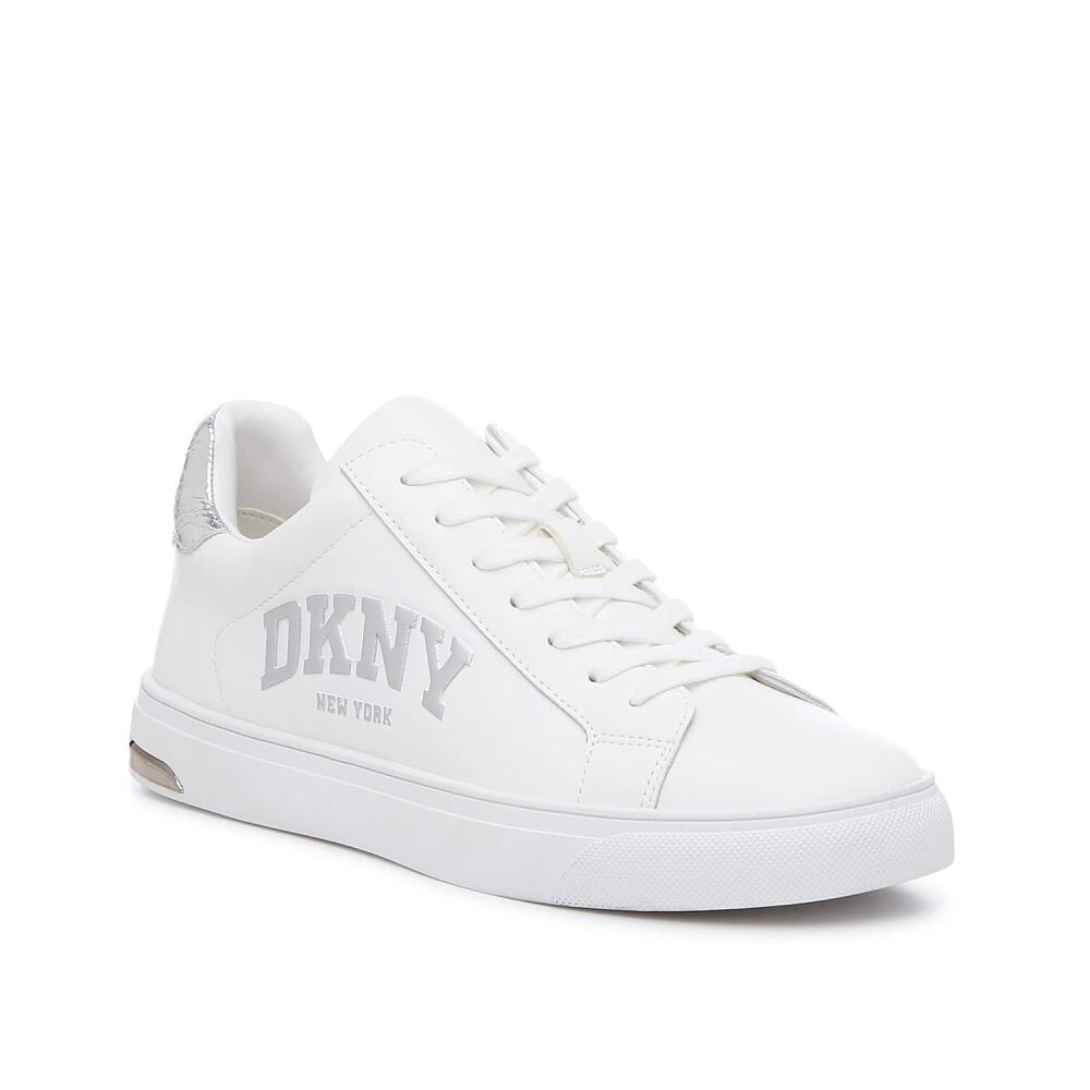 DKNY Abeni Arch Sneaker | Women's | White/Silver Cover