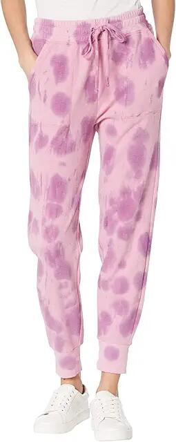 Splendid Cloud Tie-Dye Joggers (Mauve) Women's Casual Pants Cover