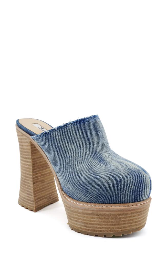 ZIGI Fina Platform Clog in Blue Denim Cover