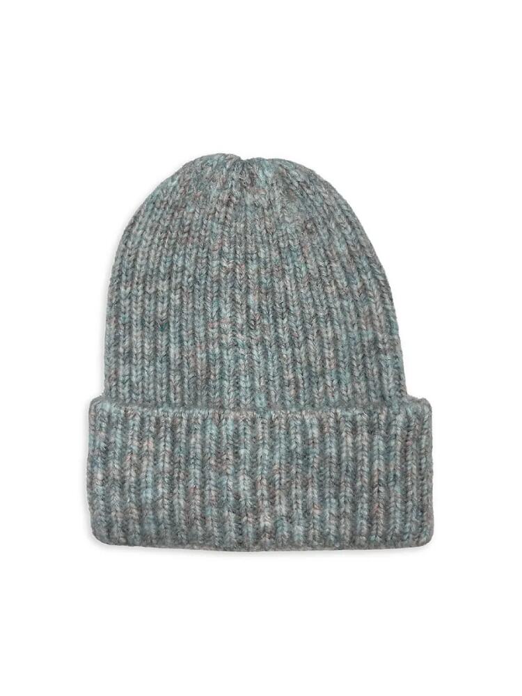 MARCUS ADLER Women's Braided Rib Knit Beanie - Blue Cover