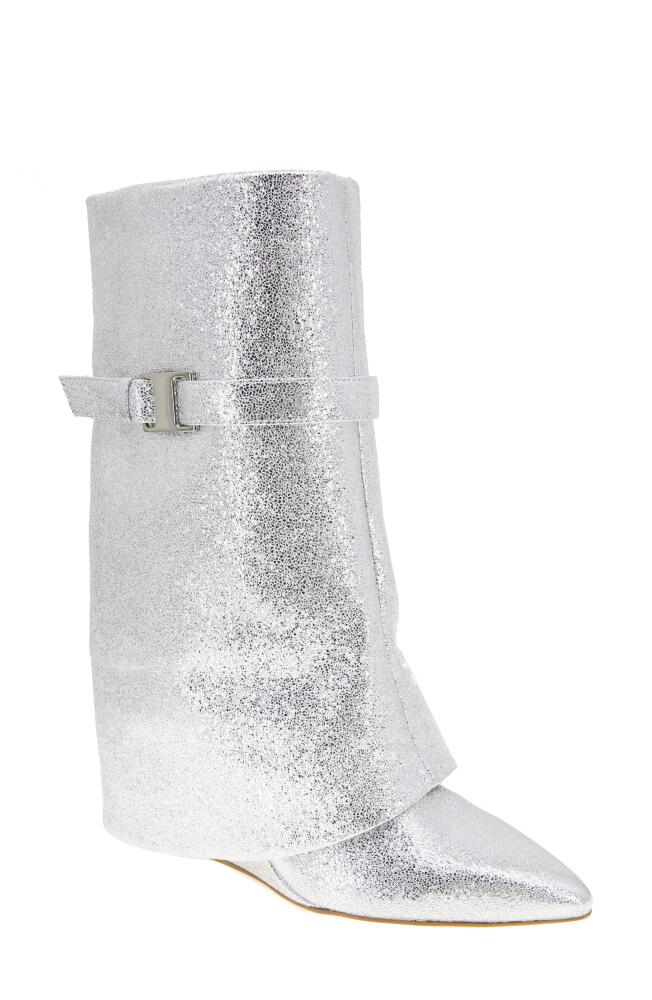 bcbg Rinzy Wedge Boot in Silver Cover