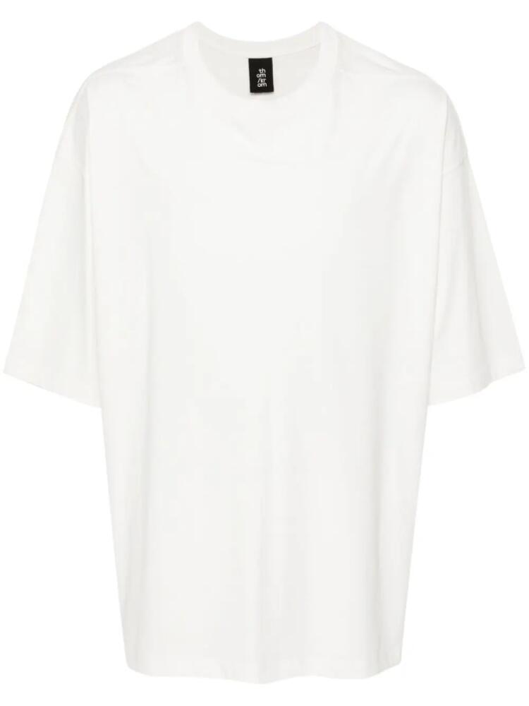 Thom Krom short-sleeve cotton T-shirt - White Cover