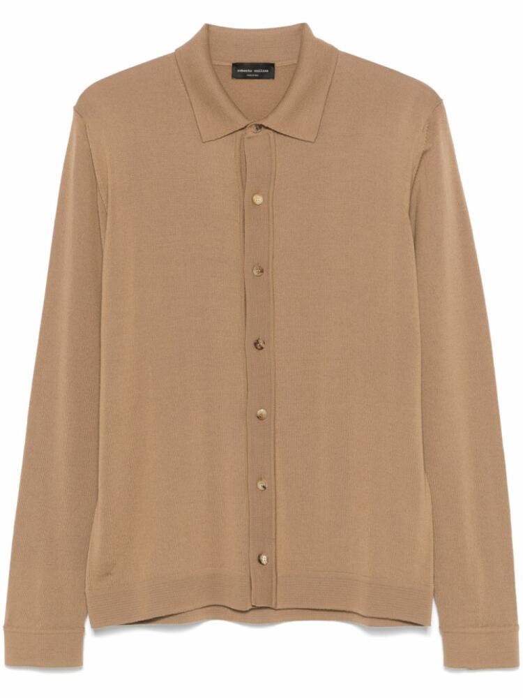 Roberto Collina knitted shirt - Brown Cover