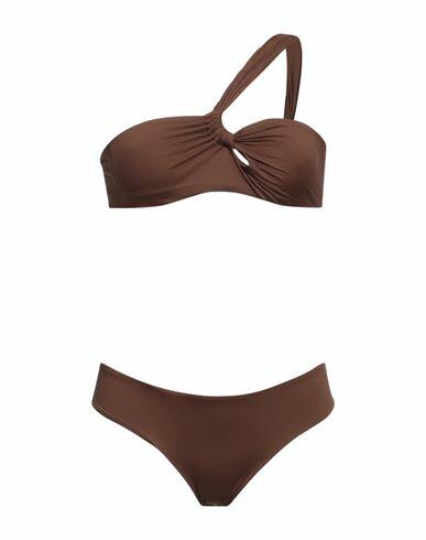 Federica Tosi Woman Bikini Brown Polyamide, Elastane Cover