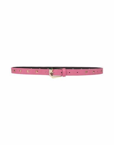 Vicolo Woman Belt Magenta Leather Cover