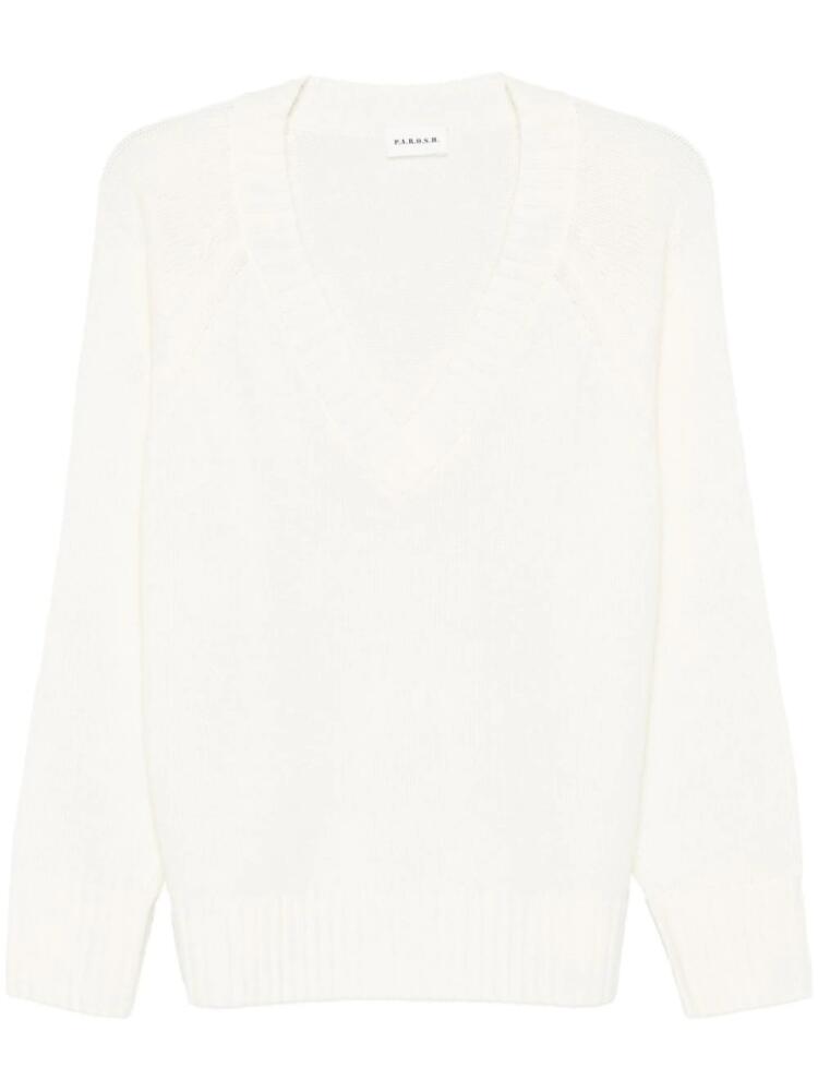 P.A.R.O.S.H. cashmere sweater - White Cover