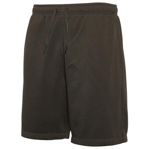 LCKR Monteray 8" Mesh Shorts - Mens Charcoal/Charcoal Cover