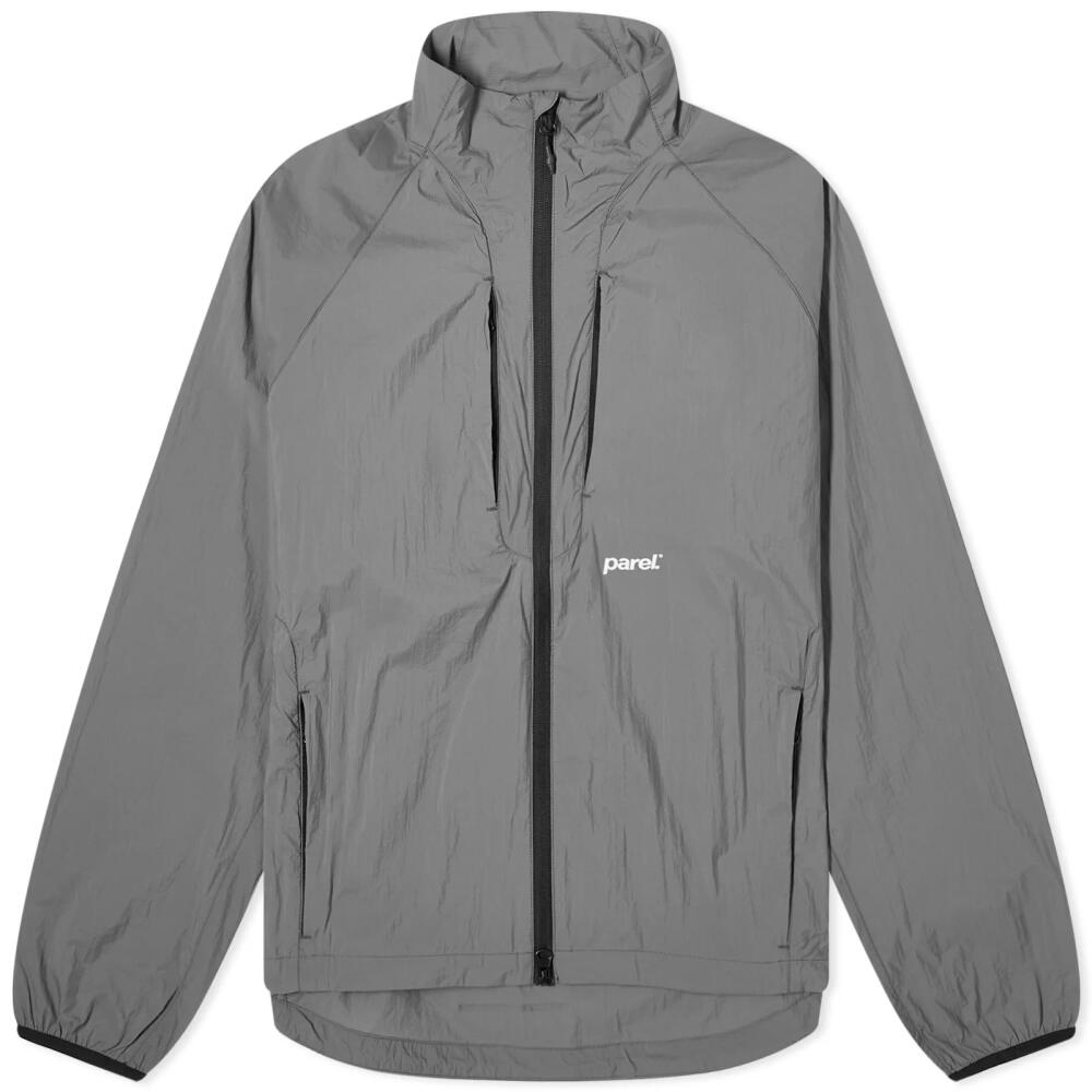 Parel Studios Men's Santo Lightweight Nylon Jacket in Grey Cover