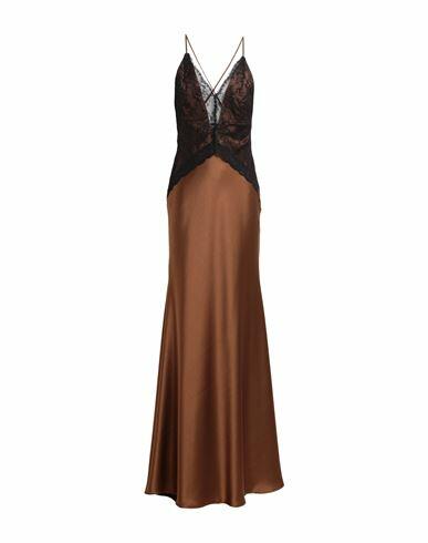 Aniye By Woman Maxi dress Brown Polyester Cover