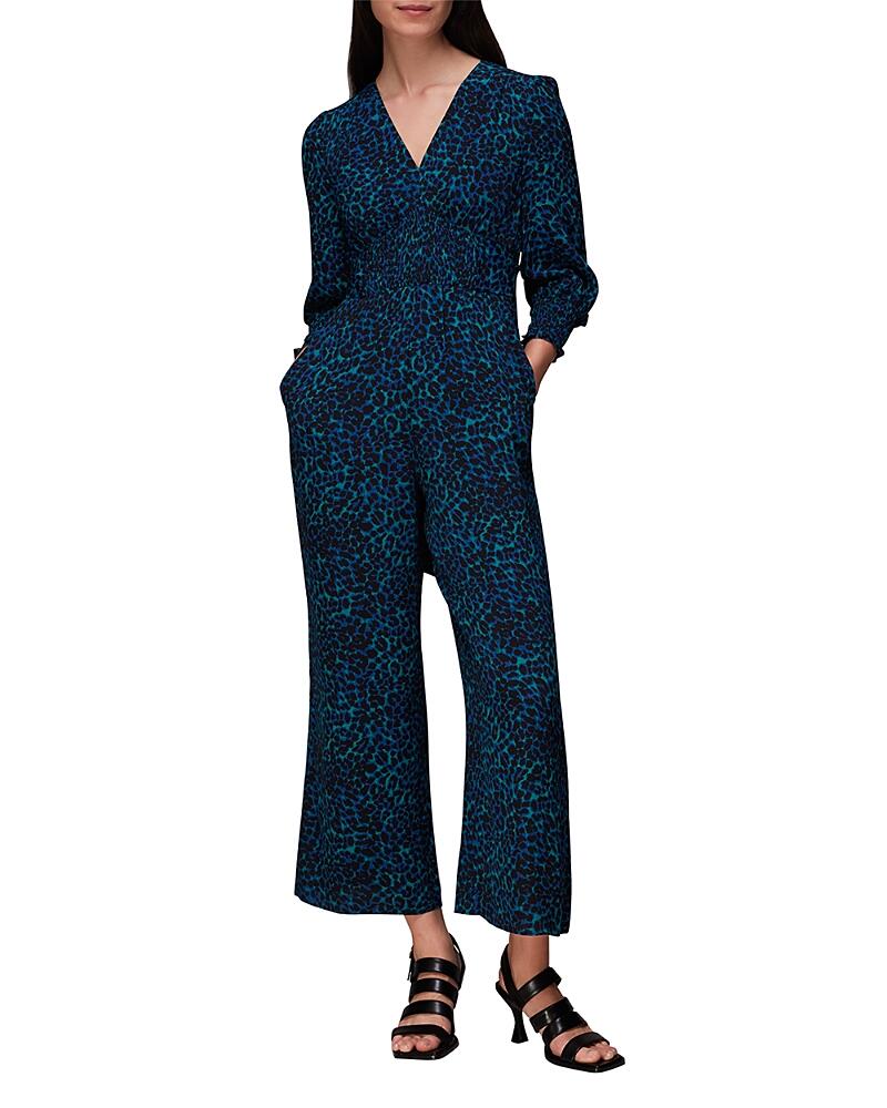 Whistles Forest Leopard Jumpsuit Cover