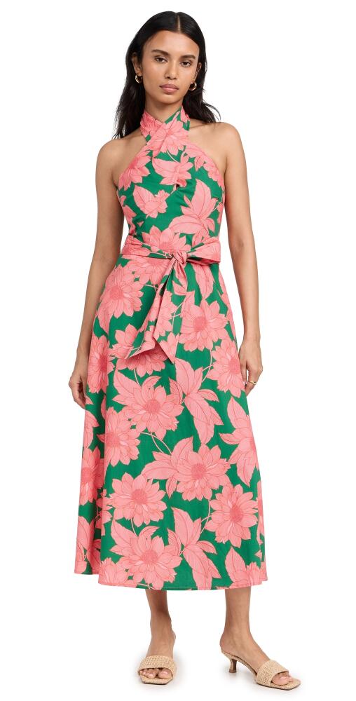 Shoshanna Beekman Dress Peony Pink/Spring Green Cover