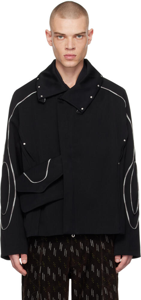 Kiko Kostadinov Black Chalice Jacket Cover