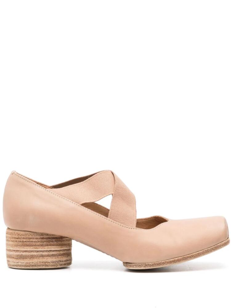 Uma Wang 50mm leather pumps - Neutrals Cover