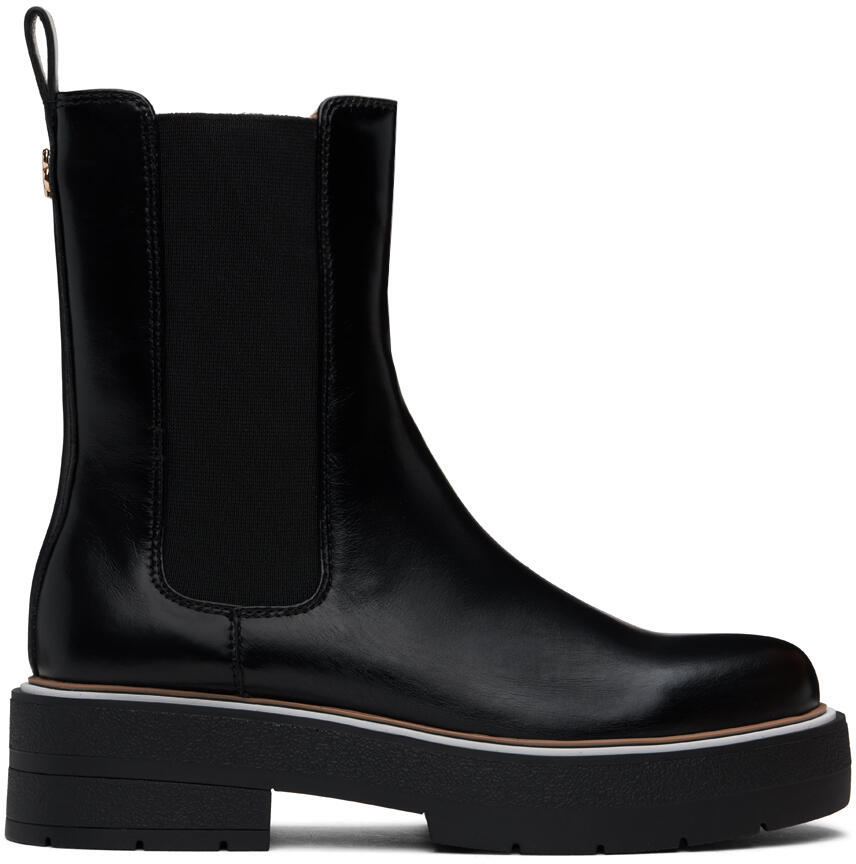 BOSS Black Double B Monogram Chelsea Boots Cover