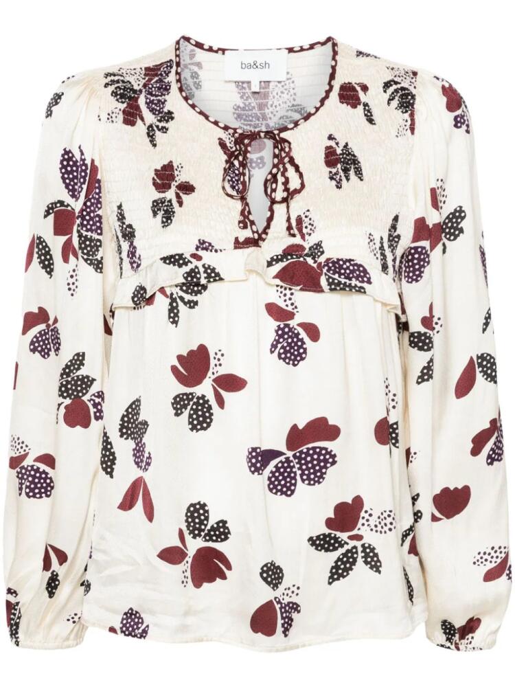 Ba&Sh Diki floral-print blouse - Neutrals Cover